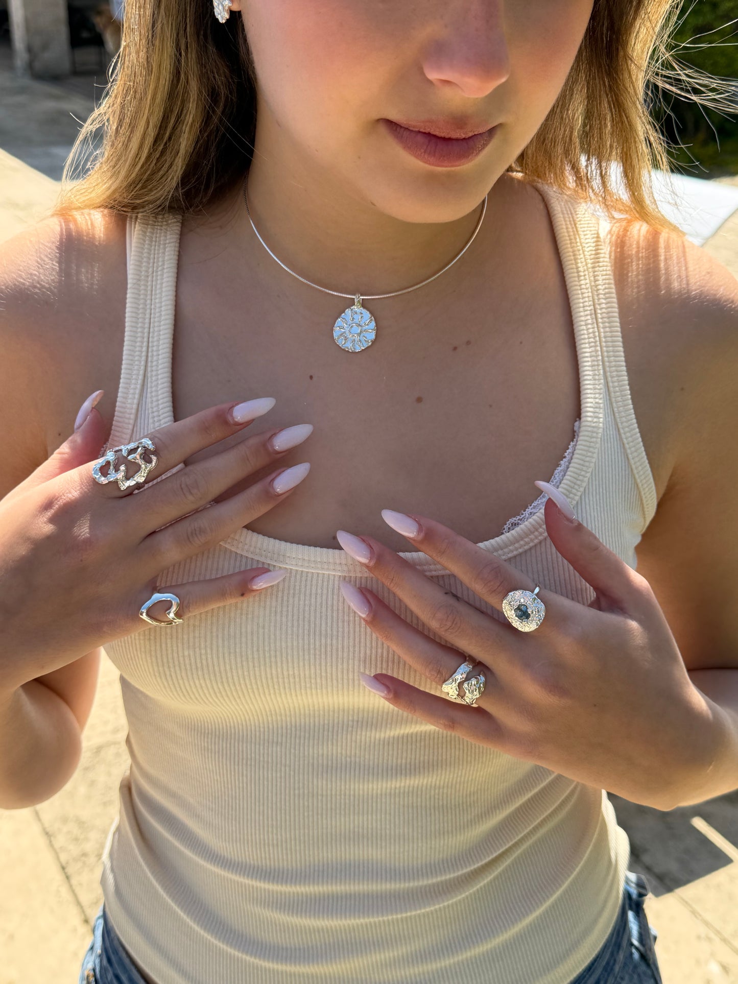 שרשרת סני קשיחה כסף