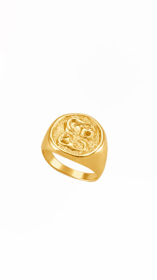 ‏טבעת בלום זהב